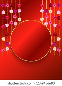 Sticker round banner