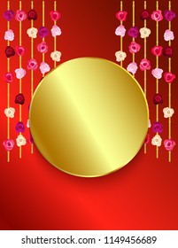 Sticker round banner