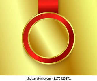 Sticker round banner