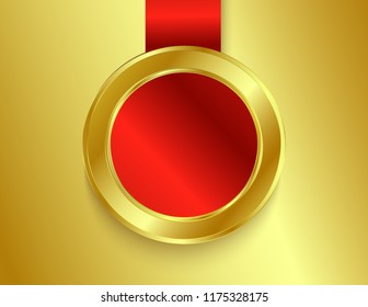 Sticker round banner