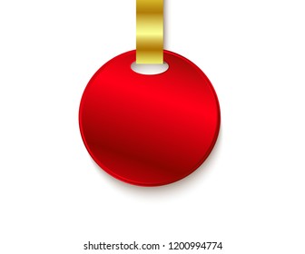 Sticker round banner