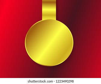 Sticker round banner
