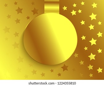 Sticker round banner