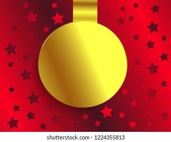 Sticker round banner