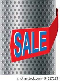 Sticker. Sale.
