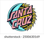 STICKER SANTA CRUZ LUA E SOL