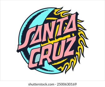 STICKER SANTA CRUZ LUA E SOL