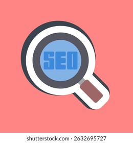 Sticker seo. Internet network elements.