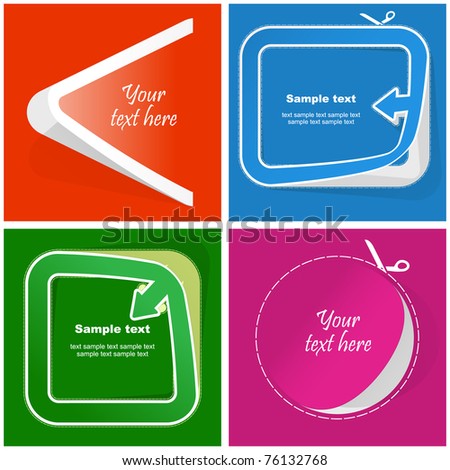 Sticker set for sale.
