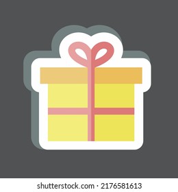 Sticker Special Gift. suitable for digital web symbol. simple design editable. design template vector. simple symbol illustration