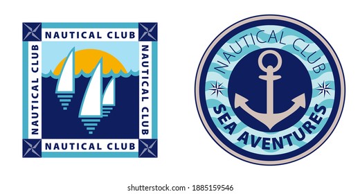 Sticker to stick on your luggage or paper label as a souvenir of your seaside vacation.