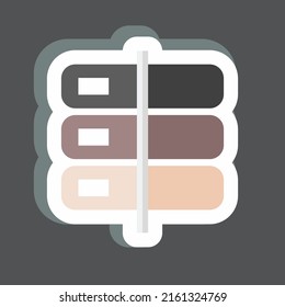 Sticker Storage. suitable for Mobile Apps symbol. simple design editable. design template vector. simple symbol illustration