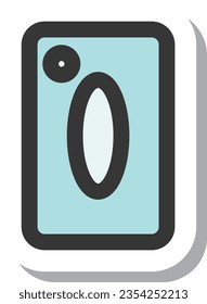 Sticker style daily necessities single item icon soap