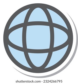 sticker style mini mini icon network