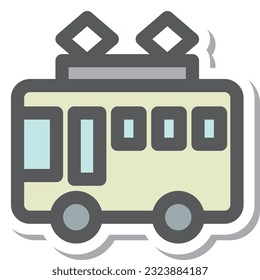 Mini-Icon-Zug mit Aufkleber