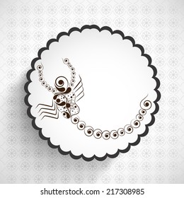 Sticker, tag or label of Zodiac or Horoscope Sign - Scorpio.