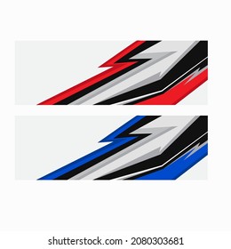 sticker template vector design for car body