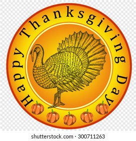 sticker, thanksgiving