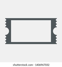 Sticker ticket blank label frame vector