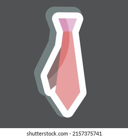Azar pegajoso. adecuado para el símbolo de accesorios masculinos. diseño simple editable. vector de plantilla de diseño. ilustración de símbolo simple