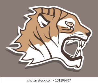 Sticker tiger