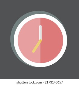 Sticker Timelapse. suitable for Photo Editing symbol. simple design editable. design template vector. simple symbol illustration