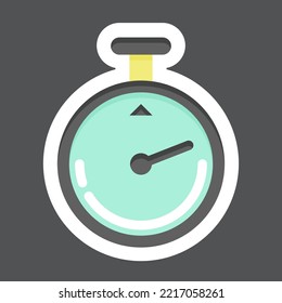 Aufkleber-Timer. in Zusammenhang mit dem Wäschesymbol stehen. einfaches Design bearbeitbar. einfache Illustration, gut für Drucke