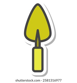 Sticker tool related single item icon scoop