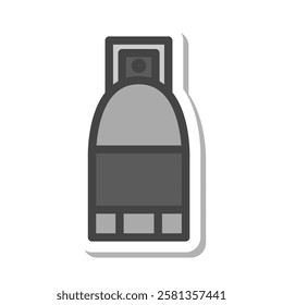 Sticker tools related single item icon gas cylinder