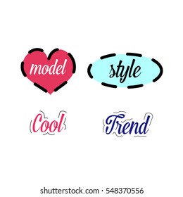 Sticker vector