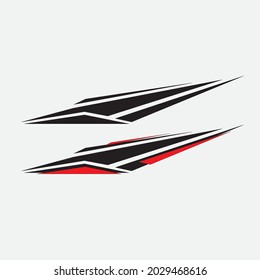 sticker vector design for car body