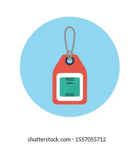 sticker vector flat colour icon