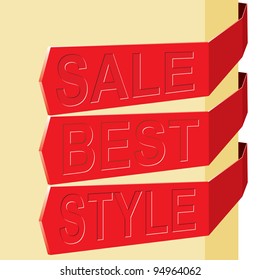 Sticker. Vector illustration.