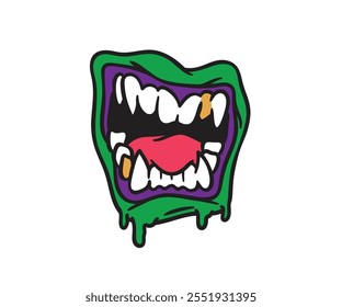 Aufkleber vintage design vektor logo klassische zeichnung grafik warenzeichen skizze
Cartoon Grafik Tattoo Marke Abdeckung Dracula Vampir Monster Mund Helloween Mystery Horror Zähne Lippe Gothic