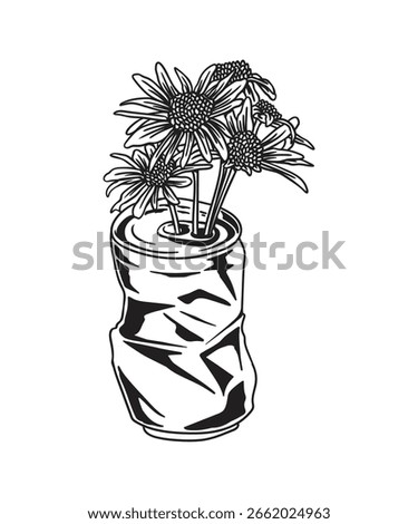 Sticker vintage design vector logo classic drawing illustration merchandise badge sketch
Cartoon graphic tattoo brand cover flower can drink floral