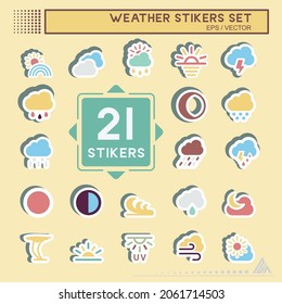 Clima pegajoso - Ilustración simple, trazo editable, vector de plantilla de diseño, Buena para impresiones, carteles, anuncios, anuncios, gráficos de información, etc.