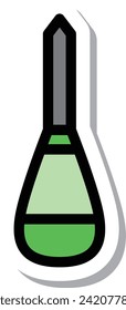 Sticker Work tool single item icon screwdriver