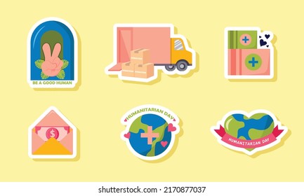 Sticker for World Humanitarian Day
