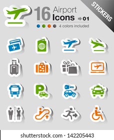 Stickers - Airport and Travel icons