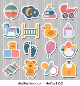 Stickers Baby Icons