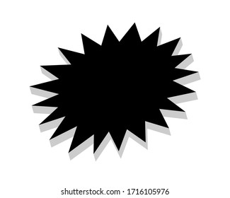 stickers black star for discount price message, chat label serrated shape, sticker star of sale promotion, comic speech bubbles, serrated sticker for sale text promotion, stickers for new offer promo