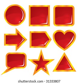 Stickers with bord