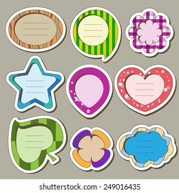 Stickers for children.