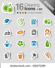 Stickers - Cleaning Icons