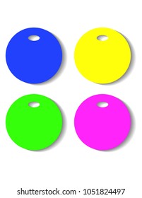Stickers different colors