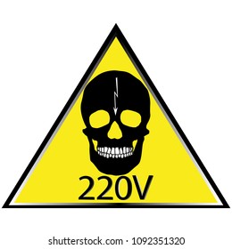 stickers for electrical distribution board consumer electrical safety, electricity, current protection