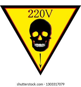stickers for electrical distribution board consumer electrical safety, electricity, current protection