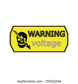 stickers for electrical distribution board consumer electrical safety, electricity, current protection