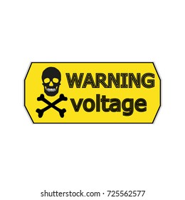 stickers for electrical distribution board consumer electrical safety, electricity, current protection