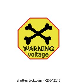 stickers for electrical distribution board consumer electrical safety, electricity, current protection
